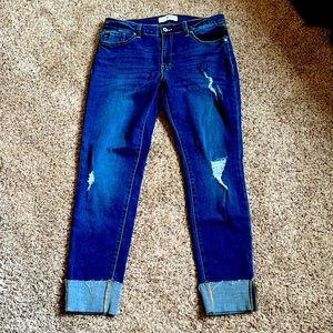 KanCan Skinny Cuff Jeans